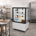 Thumbnail image #2 for Omcan 36-Inch Square Glass Floor Refrigerated Bakery Display Case, 13.77 Cu. Ft.