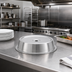 Thumbnail image #2 for Vollrath Stainless Steel Satin Finish Round Plate Cover for 10-3/16 to 10-1/4 Inch Plates