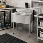Thumbnail image #2 for Eagle Group 1800 Series B42IC-18 42-Inch Underbar Ice Chest, 8-Inch Deep, 70 lb. Capacity, 304 Stainless Steel