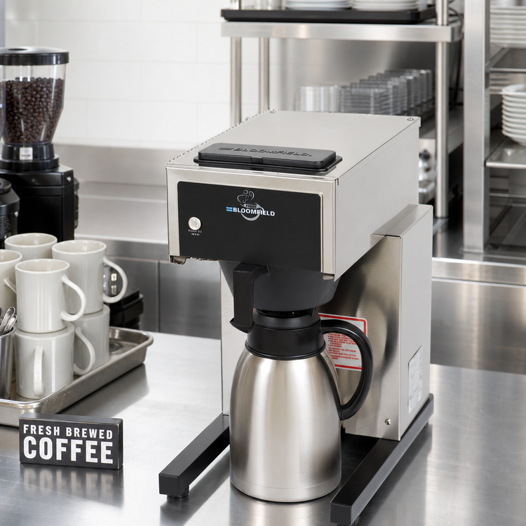 Product image #2 for Bloomfield Gourmet 1000™ Extra Low Pour-Over Thermal Brewer, 85 oz Batch, 120V