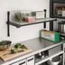 Thumbnail image #2 for Camshelving Elevation Series 14-Inch x 48-Inch Vented Wall-Mounted Add-On Shelf Kit, Brushed Graphite