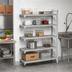 Thumbnail image #3 for Cambro Camshelving Premium Stationary 5-Shelf Vented Add-On Shelving Unit, 21 x 48 x 84 Inches, Speckled Gray