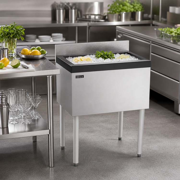 Product image #2 for Perlick Tobin Ellis Signature Series 42-Inch Modular Ice Chest with Cold Plate, 92-Lb Capacity
