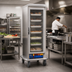 Thumbnail image #2 for Panco HCFNLSI-RA2.25 Full-Size Narrow Insulated Heated Holding Cabinet with Polycarbonate Window Door