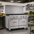 Thumbnail image #2 for Southbend Ultimate 48-Inch Gas Restaurant Range with 6 Open Burners, Convection Oven, and Cabinet Base