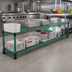 Thumbnail image #2 for EagleGard Quad-Adjust Commercial Wire Shelf, 54 x 21 Inches, 600 lb. Capacity, Hybrid Epoxy Finish