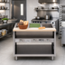 Thumbnail image #2 for Dinex ServeXpress DXPDME3OS Stationary 3-Well Electric Hot Food Table with Open Base