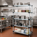 Thumbnail image #2 for Quantum 36 x 21 x 54-Inch Stationary Solid Shelving Starter Kit with 5 Shelves