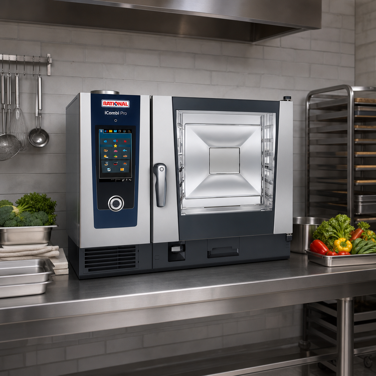 Product image #2 for RATIONAL iCombi Pro 6-Full Size Natural Gas Countertop Combi Oven, 208/240V, 1-Phase