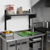 Thumbnail image #2 for Cambro Camshelving Elevation 18-Inch Deep x 24-Inch Wide Wall-Mounted Vented Shelf Kit, Brushed Graphite