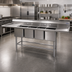 Thumbnail image #2 for Eagle Spec-Master FN2072-4-30R Four-Compartment Stainless Steel Sink with Right Drainboard