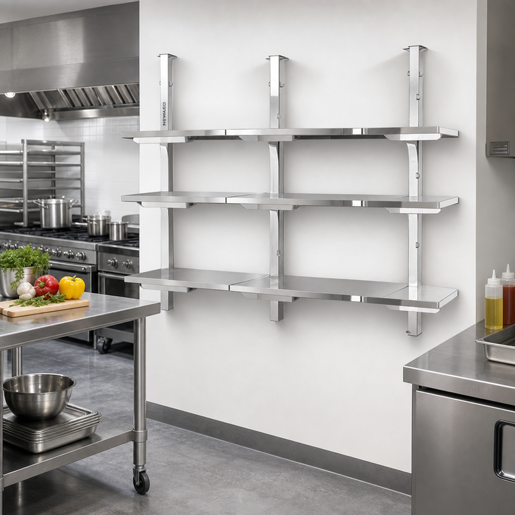 Product image #2 for New Age 72-Inch Right Wall-Mount Cantilever Shelving Upright
