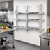 Thumbnail image #2 for New Age 72-Inch Right Wall-Mount Cantilever Shelving Upright