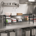 Thumbnail image #2 for QuadTruss Front Case Merchandise Cantilevered Wire Shelving Unit, 2-Tier, 36 Inch W x 14 Inch D x 14 Inch H