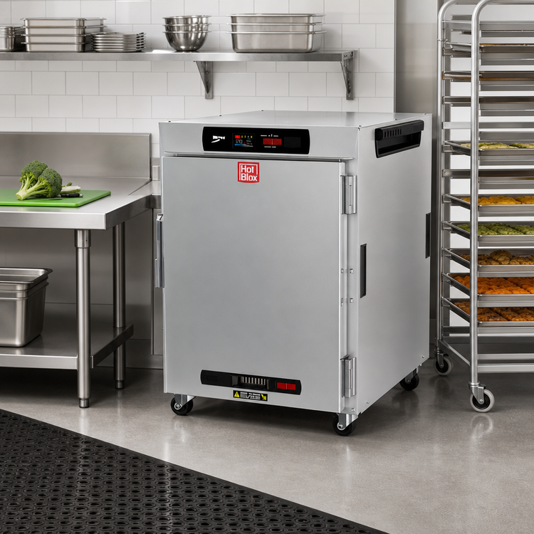 Product image #3 for Metro HotBlox™ Wide 8-Pan Undercounter Insulated Holding Cabinet, Solid Door