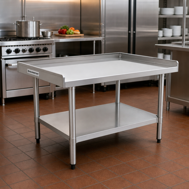 Product image #2 for Eagle Group BlendPort® 60-Inch W x 30-Inch D Stainless Steel Equipment Stand with Adjustable Undershelf