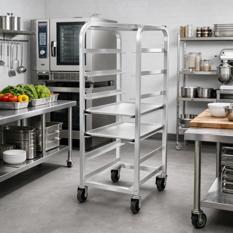 Product image #3 for All-Welded Aluminum Platter Rack for 12-1/2-Inch Platters, End-Load, 6-Platter Capacity