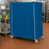 Thumbnail image #2 for Metro Cart Cover for 36 x 24 x 74 Inch Banquet Carts, Mariner Blue