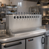 Thumbnail image #2 for Micro Matic 40-Inch Wide 10-Faucet Underbar Glycol-Cooled Draft Beer Dispenser with Drip Tray