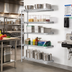 Thumbnail image #2 for Eagle Group 5-Tier Add-On Chrome-Plated Wire Shelving Unit, 30-Inch W x 24-Inch D x 74-Inch H