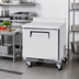 Thumbnail image #2 for Turbo Air M3 27-Inch Shallow Depth One-Section Worktop Refrigerator with Backsplash