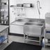 Thumbnail image #2 for Spec-Master One-Compartment Stainless Steel Sink With 36-Inch Left Drainboard, 57-1/2 Inch W x 27 Inch D
