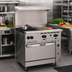 Thumbnail image #2 for Vulcan Endurance 36-Inch Gas Restaurant Range with 2 Open Burners, 24-Inch Griddle and Standard Oven