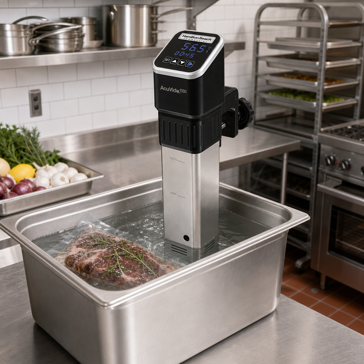 Product image #2 for Hamilton Beach Commercial AcuVide 1000 International Immersion Circulator, 30 L Capacity, 220-240V