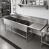 Thumbnail image #2 for Pro-Bowl 4-Compartment Sink with 30-Inch Right Drainboard, 14-Gauge Stainless Steel