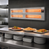 Thumbnail image #2 for Hatco Glo-Ray 18-Inch Double Lighted Infrared Strip Heater, 820-Watt, Aluminum