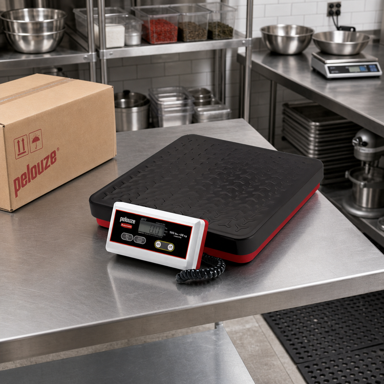 Product image #2 for Pelouze Digital Receiving Platform Scale with Remote Display, 400 lb Capacity