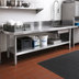 Thumbnail image #2 for Advance Tabco 114-Inch x 24-Inch Stainless Steel Adjustable Dishtable Undershelf