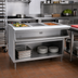 Thumbnail image #2 for Spec-Master Sealed Well Electric Hot Food Table, Open Cabinet Base, 2 Wells, 208V