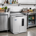 Thumbnail image #2 for Atosa MBC24GR 24-3/8-Inch Horizontal Bottle Cooler with Locking Sliding Lid, 4 Cu. Ft., Stainless Steel, Self-Contained Side-Mount Refrigeration