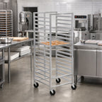 Thumbnail image #2 for Channel Manufacturing 551A 15-Screen End-Load Aluminum Donut Screen Rack for 23" x 33" Screens, 4" Spacing