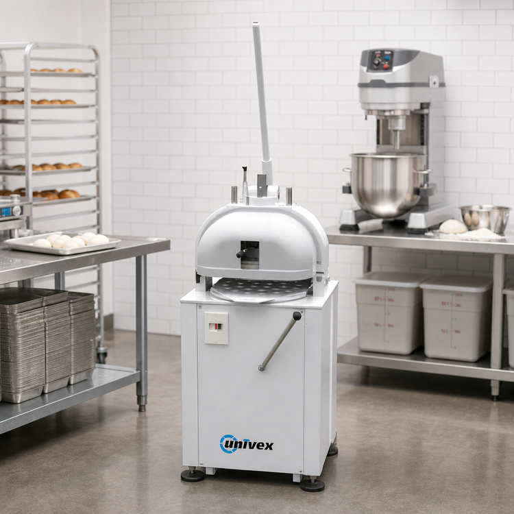 Product image #2 for Univex Semi-Automatic Bun Divider/Rounder, 11-Piece Output, 6.34-17.63 oz.