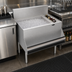 Thumbnail image #2 for Krowne Royal Series 30-Inch Underbar Combination Ice Bin with Bottle Well
