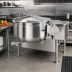Thumbnail image #2 for Cleveland Range Short Series KGL40TSH 40-Gallon Natural Gas Tilting Steam Kettle, Full Jacket, 316 Stainless Steel Liner