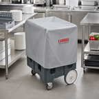 Thumbnail image #3 for Cambro DC825191 4-Column Dish Caddy Cart for 8-1/4-Inch Plates with Vinyl Dust Cover