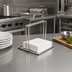Thumbnail image #3 for American Metalcraft 6-Inch Weighted Stainless Steel Napkin Holder