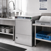 Thumbnail image #2 for Champion UH140B Freshwater Rinse High-Temperature Undercounter Dishwasher with Built-In Booster Heater