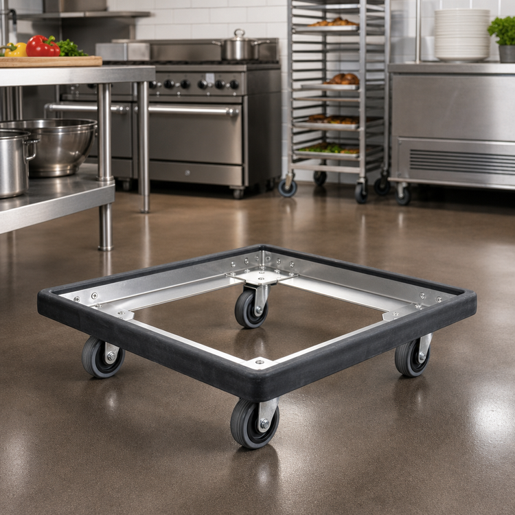 Product image #2 for Metro 24 x 24 in. Stainless Steel Truck Dolly Frame with Wraparound Bumper