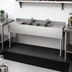 Thumbnail image #2 for Krowne Silver Series Four-Compartment Underbar Sink with Dual Drainboards, 72-Inch Wide