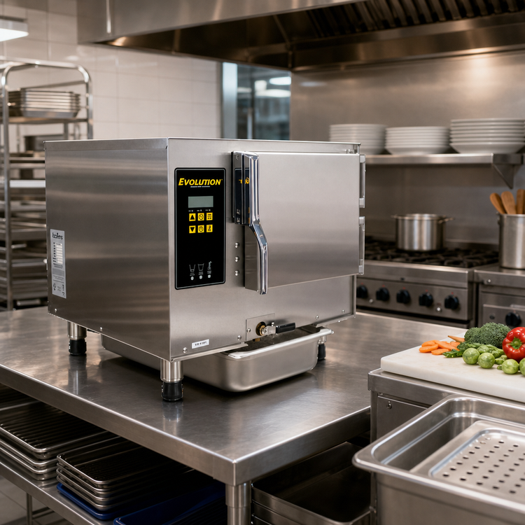 Product image #2 for AccuTemp Evolution 3-Pan Connectionless Boilerless Countertop Electric Convection Steamer