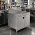 Thumbnail image #2 for Advance Tabco Prestige (Supreme) 42-Inch Freestanding Stainless Steel Underbar Drainboard Cabinet