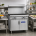 Thumbnail image #2 for Imperial Spec Series 36-Inch Heavy Duty Stainless Steel Gas Range with 4 Open Burners and Open Cabinet Base