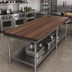 Thumbnail image #2 for John Boos Boos Block American Black Walnut Kitchen Countertop, 132 x 42 x 1-1/2 Inch, Varnique Finish