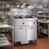 Thumbnail image #2 for Imperial Electric Floor Fryer, 6-Tank Battery, 50 lb. Per Tank, Computer Controls, Built-In Filter System