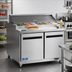 Thumbnail image #2 for Arctic Air AMT48R 48-1/4-Inch Refrigerated Mega-Top Sandwich/Salad Prep Table, 2-Section, 12 Cu. Ft.