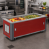 Thumbnail image #2 for Atlas Metal BLC-2-RM-BU 2-Pan Mobile Refrigerated Buffet Cold Food Serving Counter